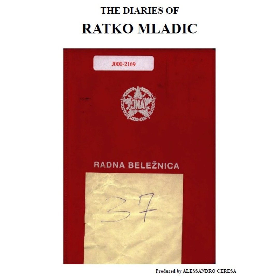 “The Diaries of Ratko Mladic”: la ricerca storiografica del Dott. Alessandro Ceresa immagine